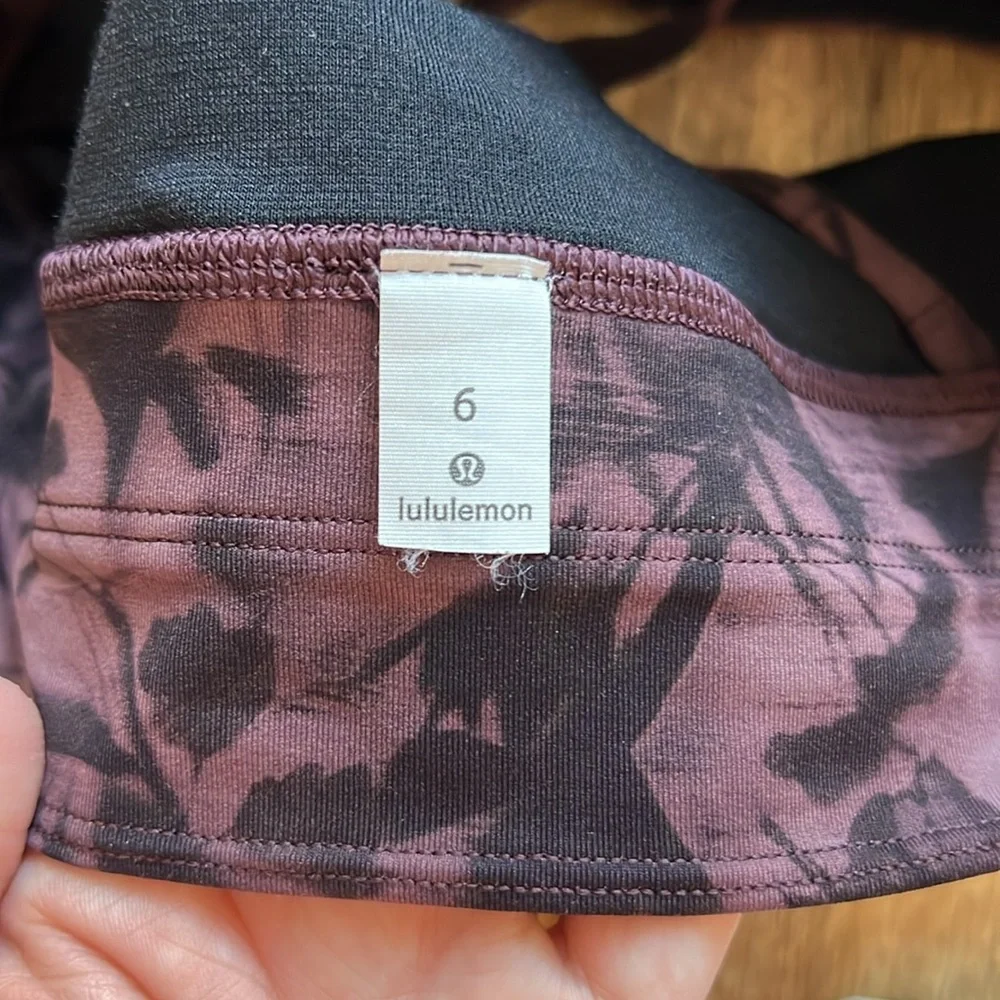 lululemon athletica Purple and Black Sports Bra - Picture 3 of 6